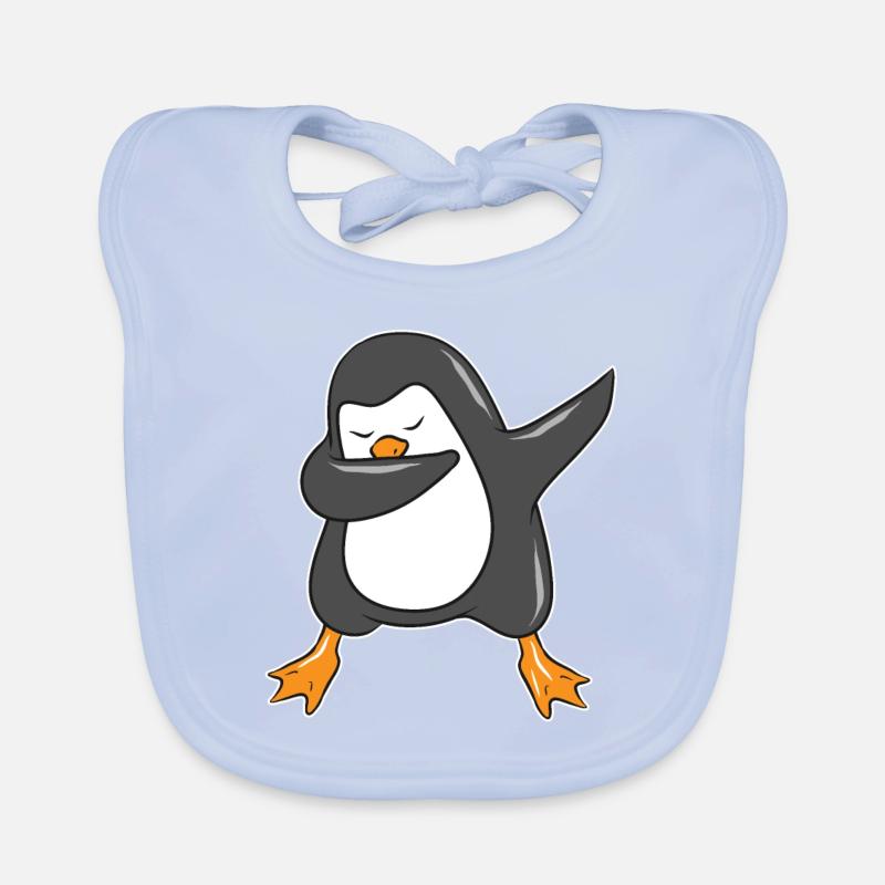 Dabbing Dab Pingouin bébé Bavoir bio Bébé
