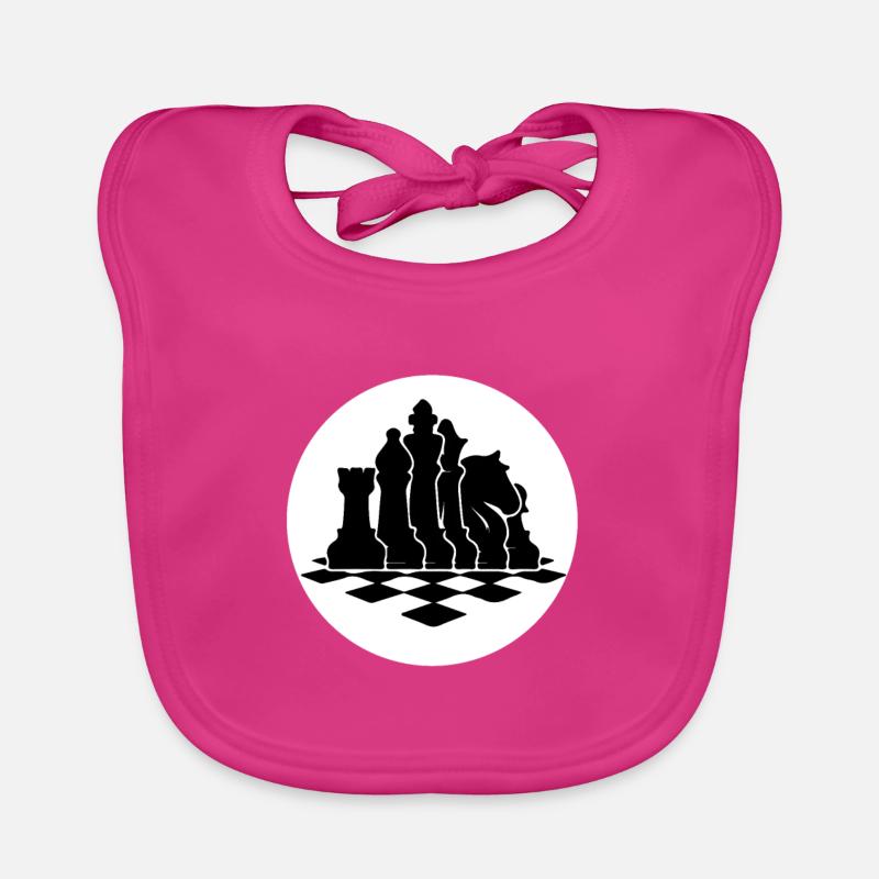 Chess chessboard strategy tactic gift Organic Baby Bibs