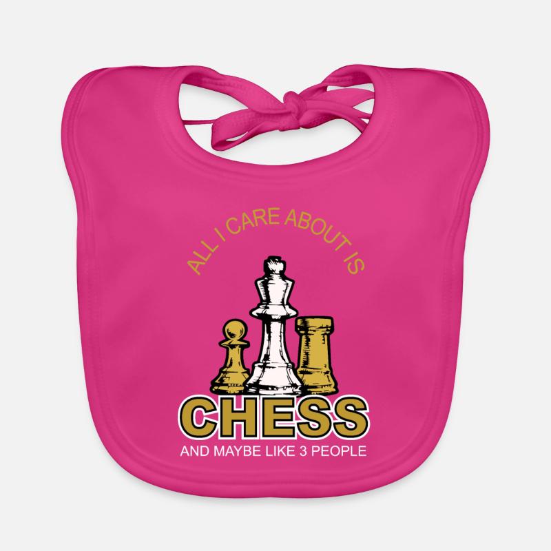 Chess chessboard strategy tactic gift Organic Baby Bibs