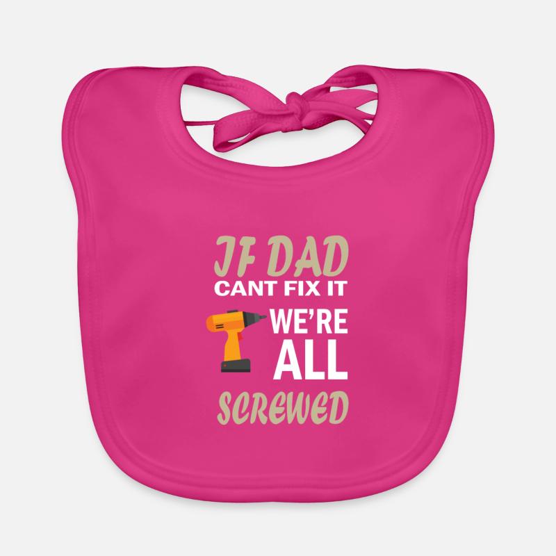 Father's Day Daddy Daddy Daddy Dad Dad Daddy Organic Baby Bibs