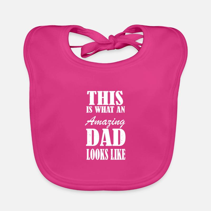 Father's Day Daddy Daddy Daddy Dad Dad Daddy Organic Baby Bibs