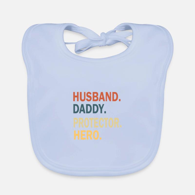 Father's Day Daddy Daddy Daddy Dad Dad Daddy Organic Baby Bibs