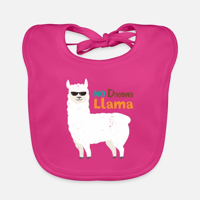 Lama Alpaka Tier Geschenk Baby Bio-Lätzchen