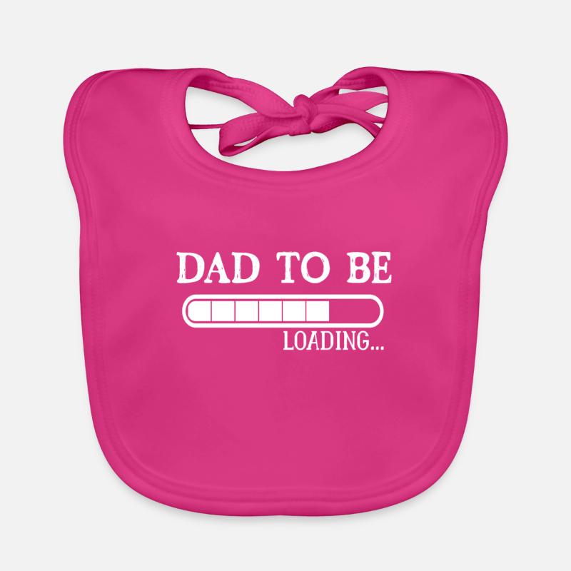 DAD TO BE LOADING Werdende Väter geschenkidee Baby Bio-Lätzchen