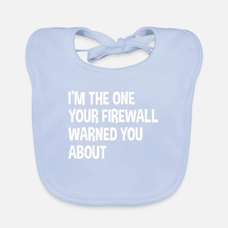 Hacker tshirt Organic Baby Bibs