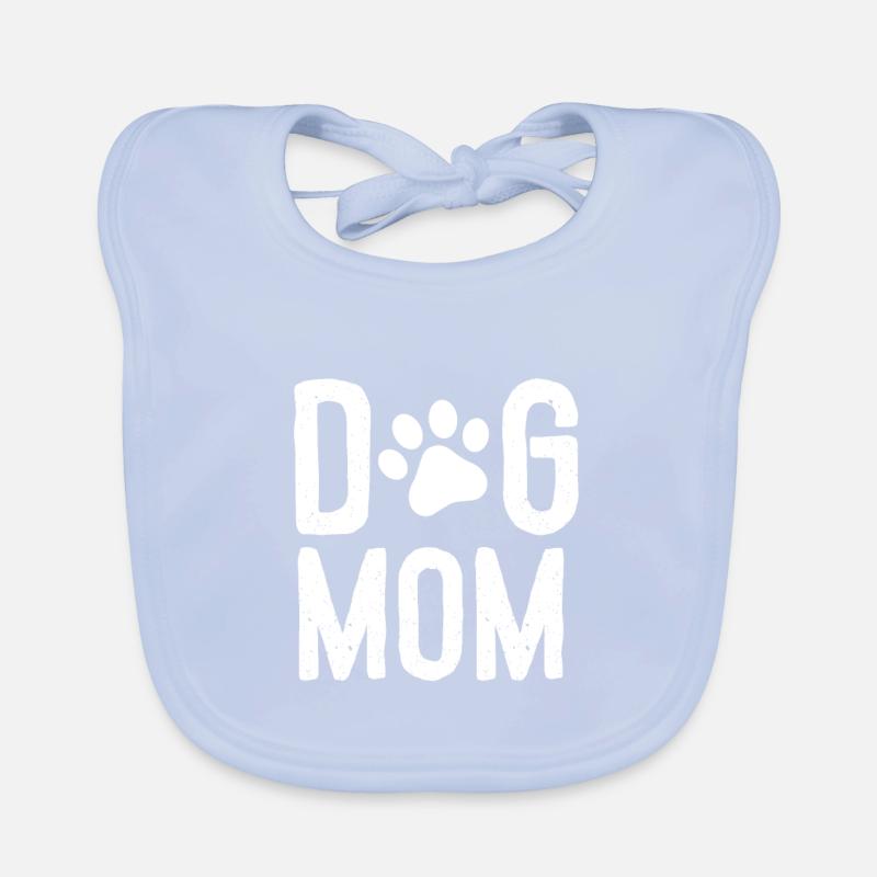 Chien maman avec patte Bavoir bio Bébé