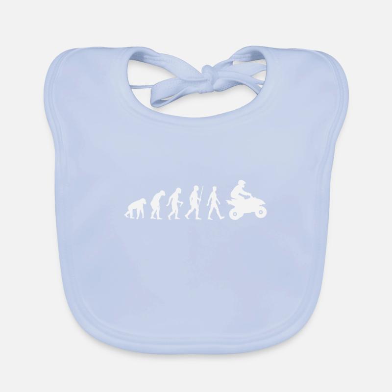 Quad - Evolution de l’homme - Quad Bavoir bio Bébé