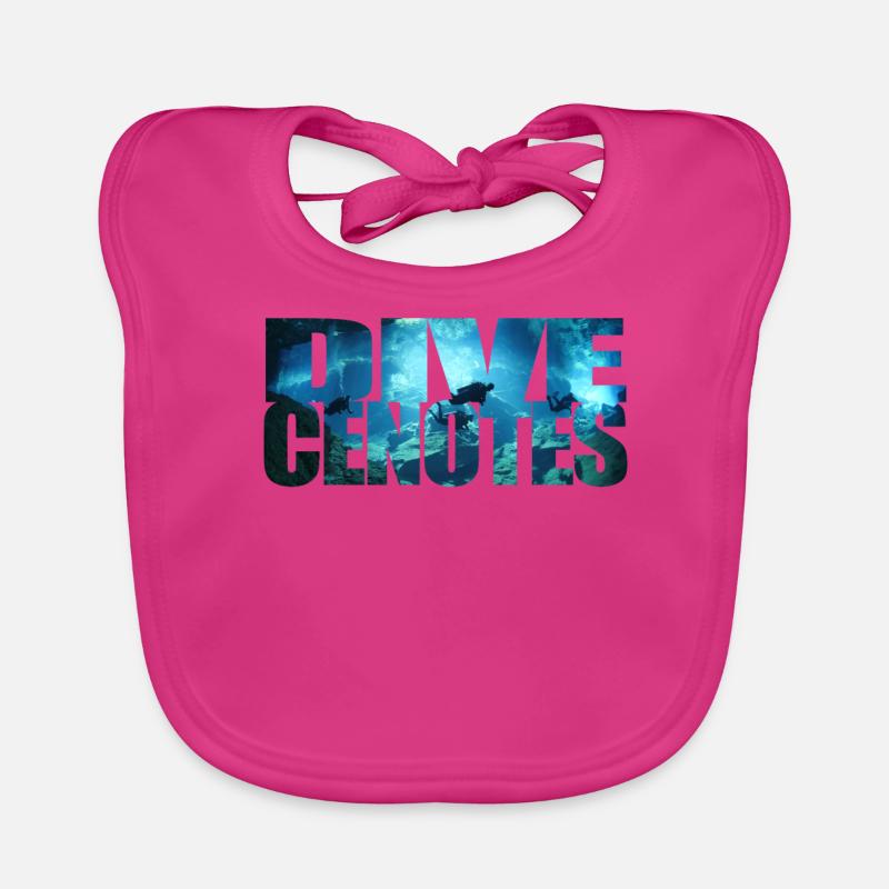 dive cenotes dive gift Organic Baby Bibs