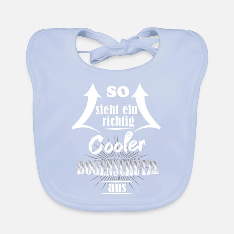 Bogenschießen Bogenschütze Bogensport Geschenk Baby Bio-Lätzchen