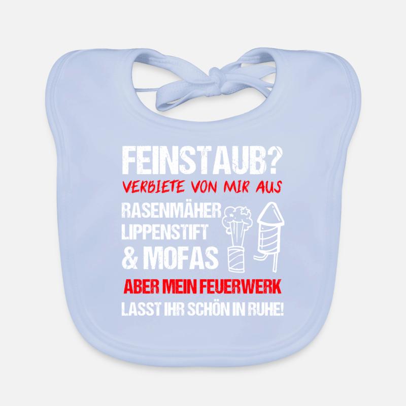 Pyro Feuerwerker Sprüche Geschenk Baby Bio-Lätzchen