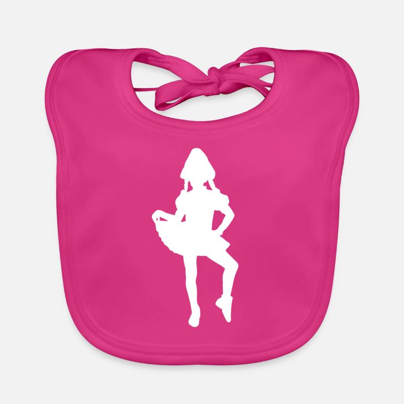 Karneval Garde Tanzen - Baby Bio-Lätzchen - Fuchsia