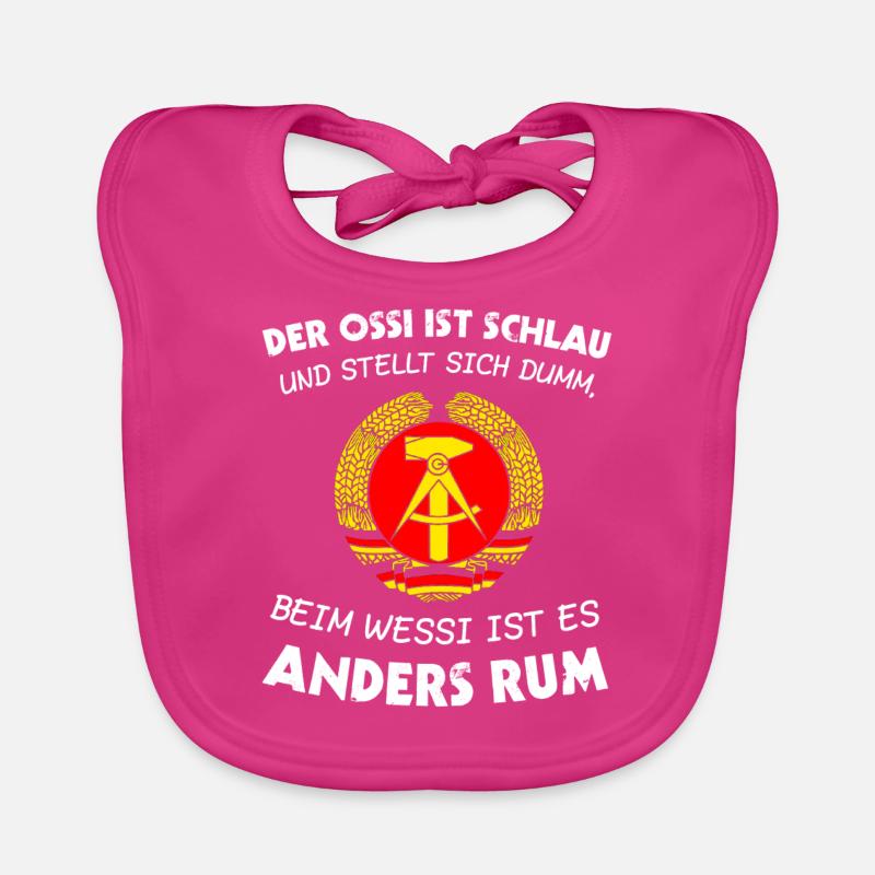 Ossi DDR Ostalgie Dresden Geschenk & Osten Baby Bio-Lätzchen