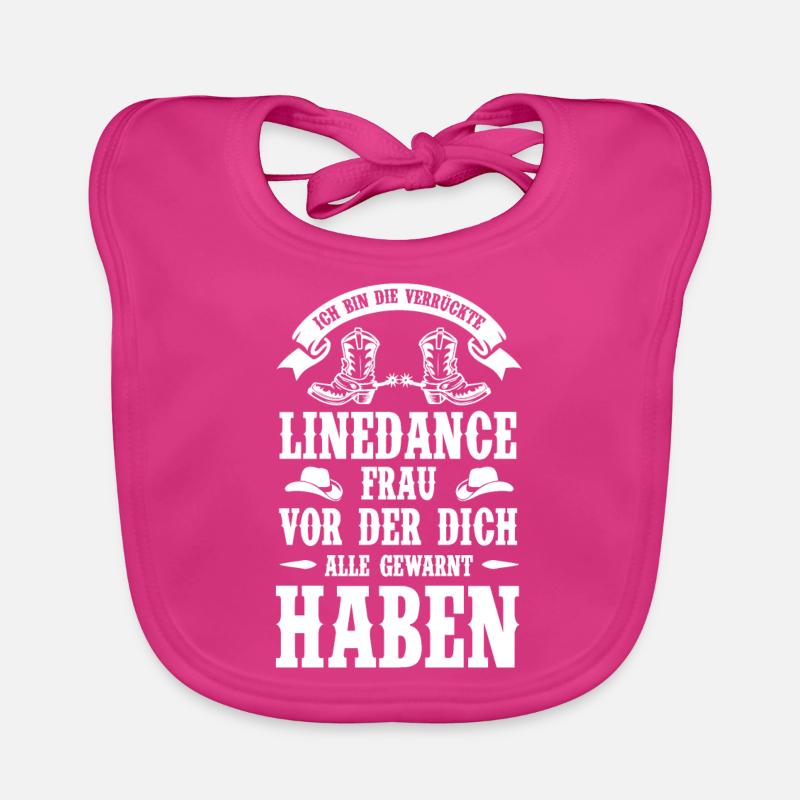 Linedance Line Dance Frauen Geschenk & Linedancer Baby Bio-Lätzchen