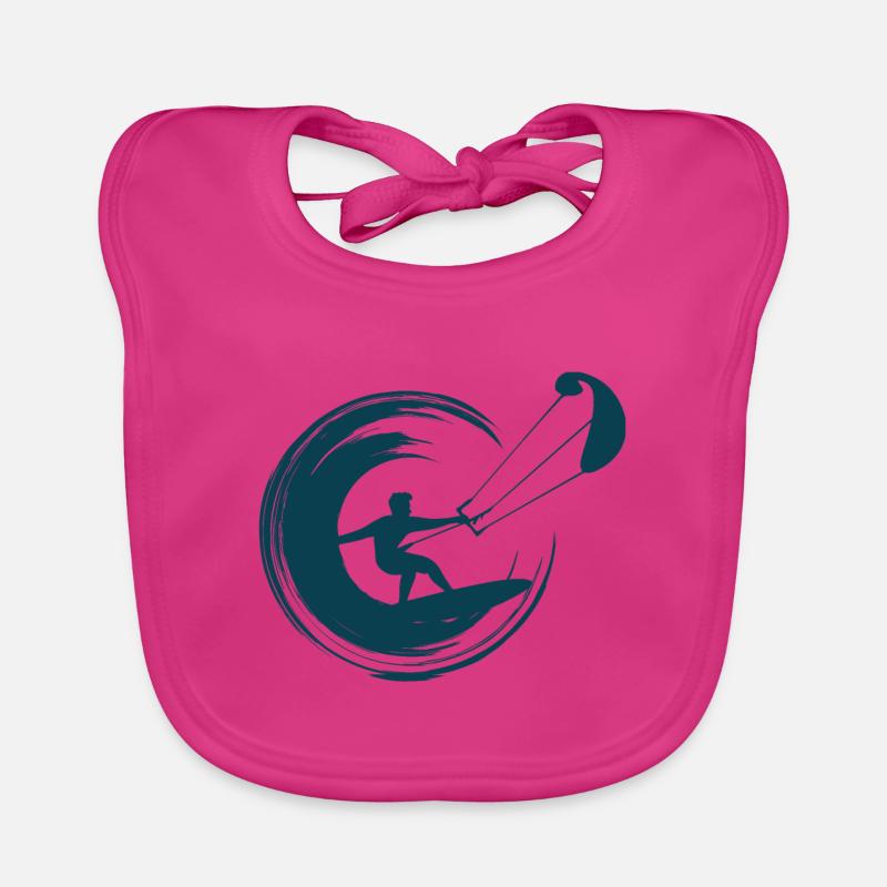 Kitesurfer Baby Bio-Lätzchen