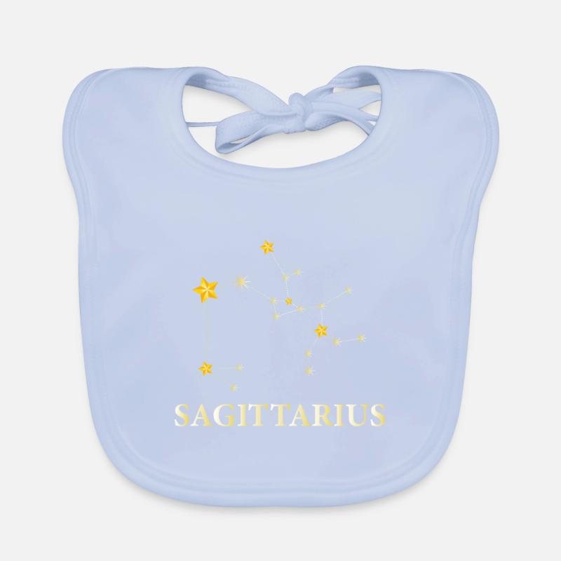 Zodiac Constellation Schütze Astronom oder Schütze Baby Bio-Lätzchen