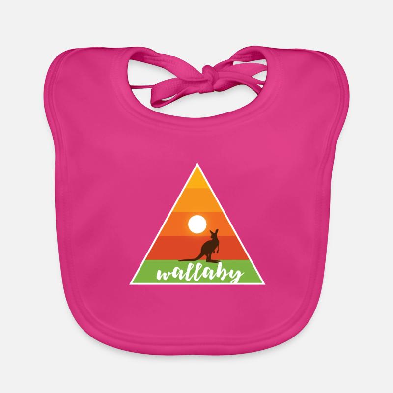 Triangle de Wallaby triangle Bavoir bio Bébé