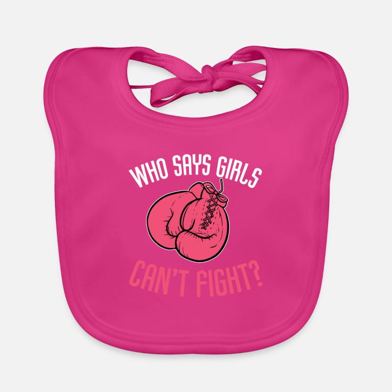 Mädchen-Kampf Cancer Supporter Geschenk Baby Bio-Lätzchen