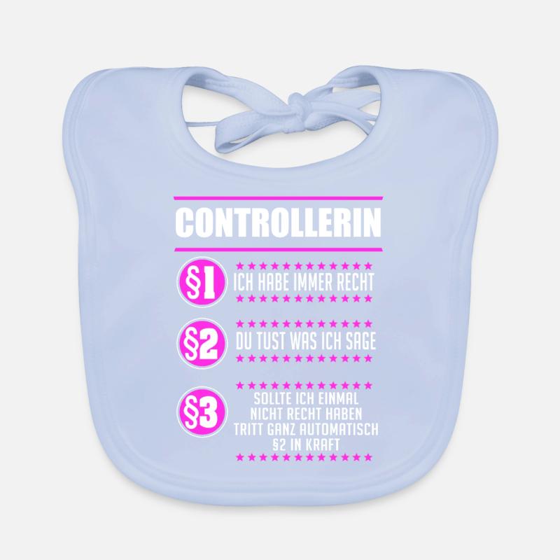 Controllerin Finanzen Controller Geschenk Baby Bio-Lätzchen
