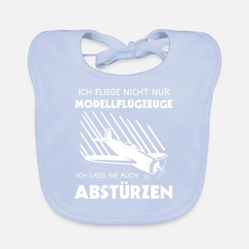 Modellflug Modellflugzeug Modellbau Geschenk Baby Bio-Lätzchen