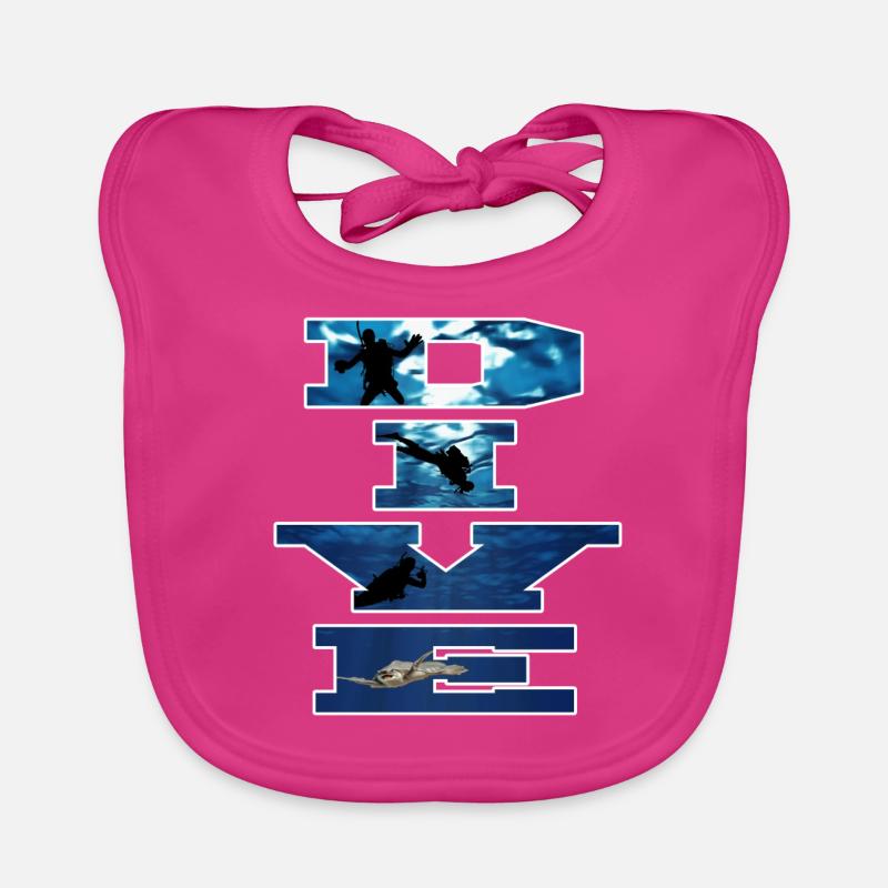 Diver, Organic Baby Bibs