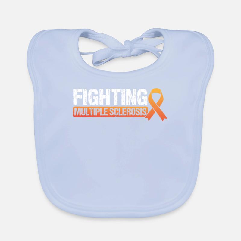 Fighting MS Multiple Sclerosis Awareness Baby Bio-Lätzchen