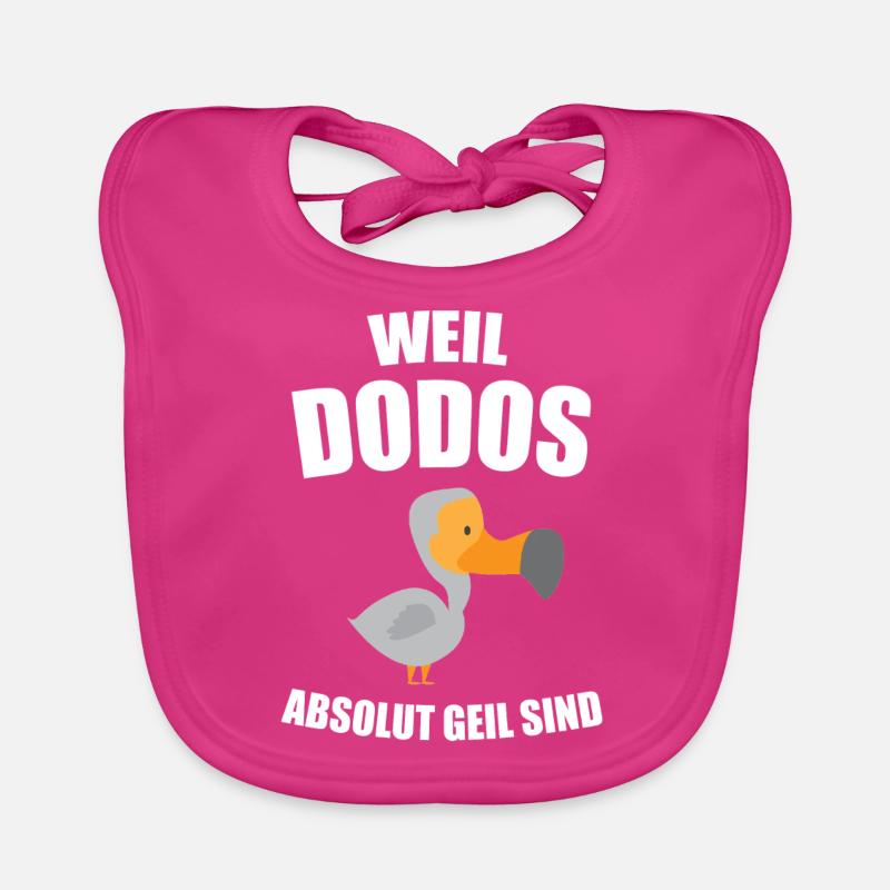 Dodo Dodos Urzeit Geschenk Baby Bio-Lätzchen