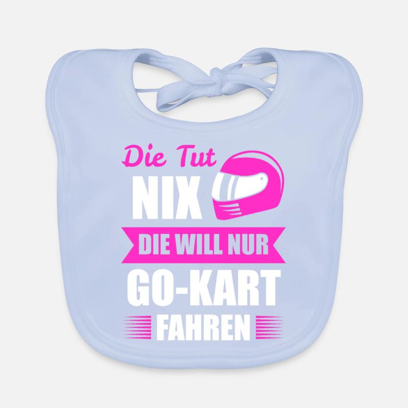 Go-kart Gokart Racing Geschenk Baby Bio-Lätzchen