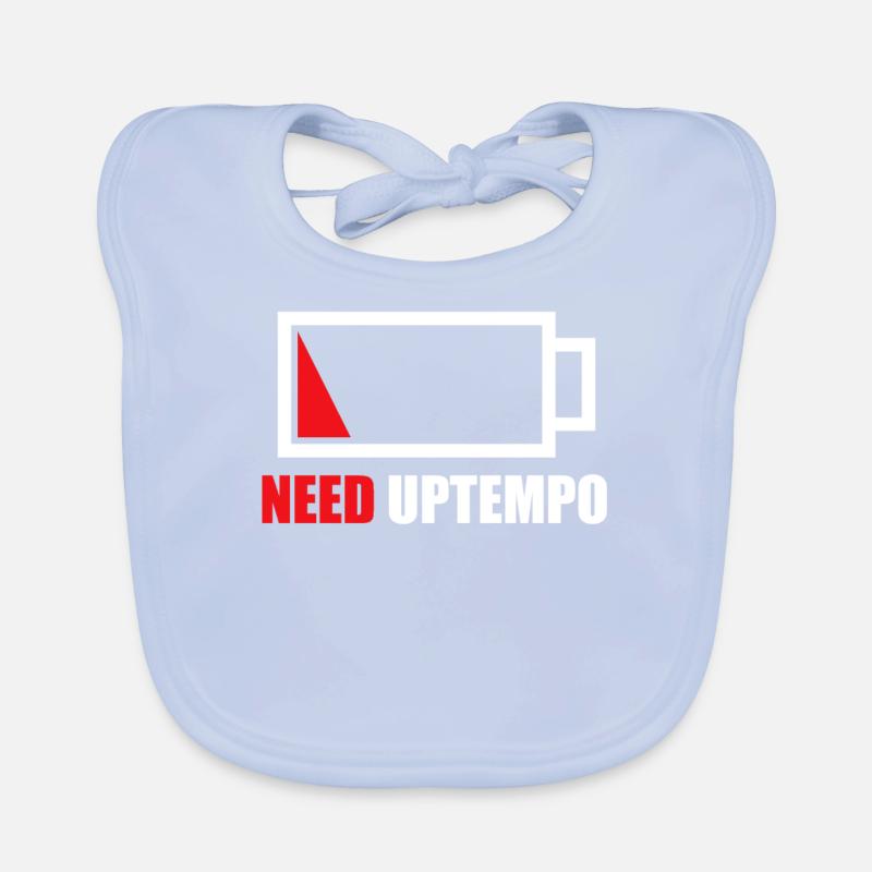 Uptempo Techno 200 BPM Gift Organic Baby Bibs