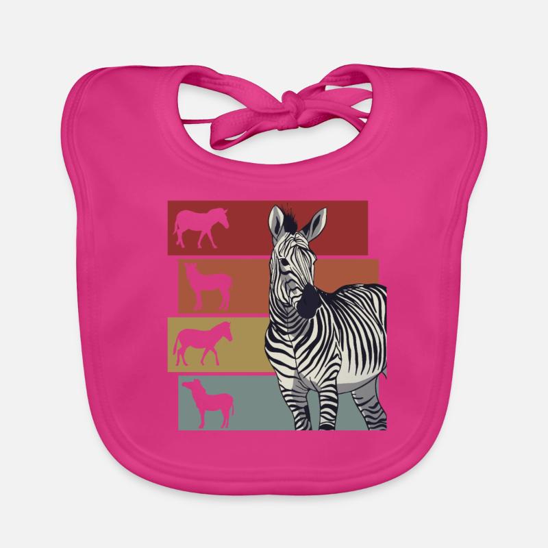 Zebra Zebra's Steppe Zebra Gift Organic Baby Bibs