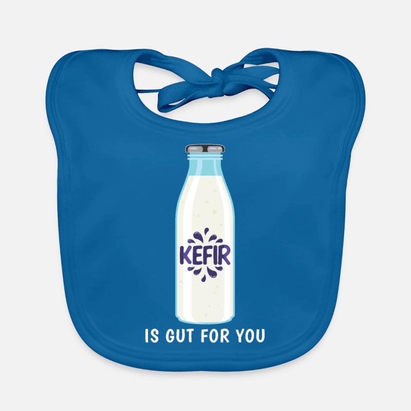 Gut For You Fermentation Kefir design Organic Baby Bibs