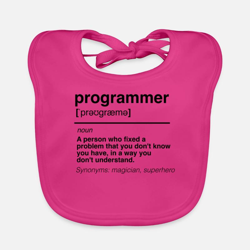 Lustig Software Entwickler Engineer Programmierer Baby Bio-Lätzchen