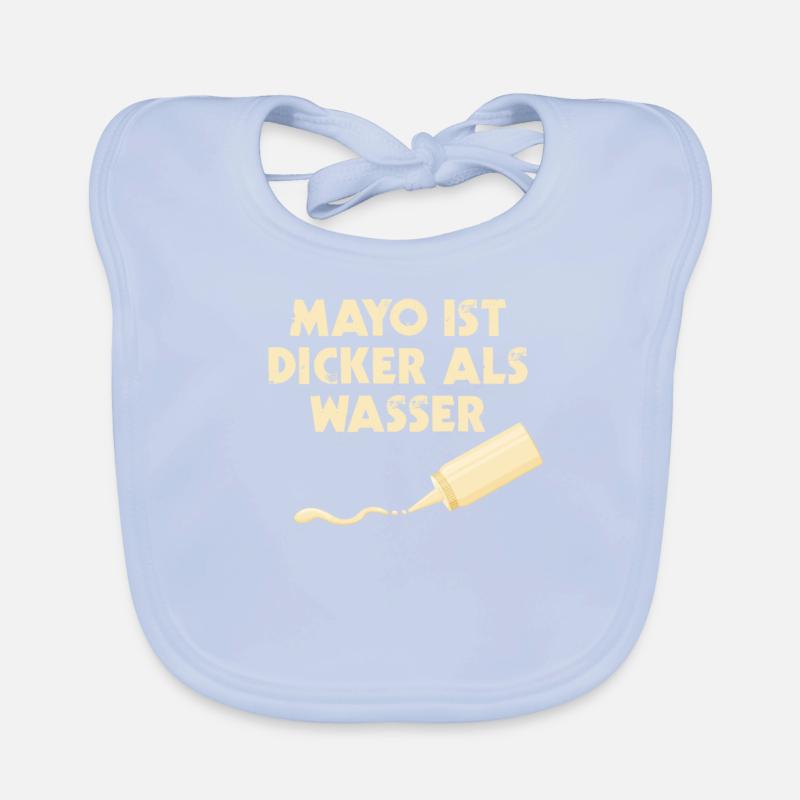 Mayo ist dicker als Wasser Baby Bio-Lätzchen