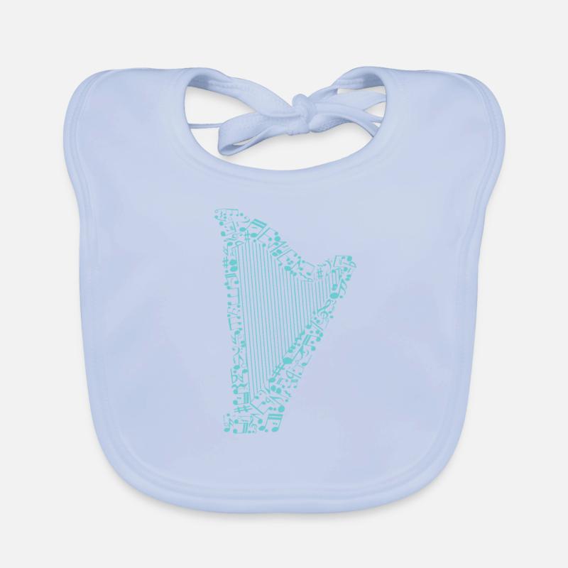 Harfe Baby Bio-Lätzchen