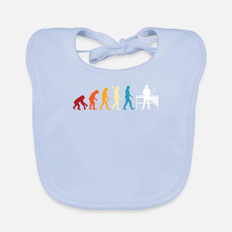 Xylophone Evolution Organic Baby Bibs