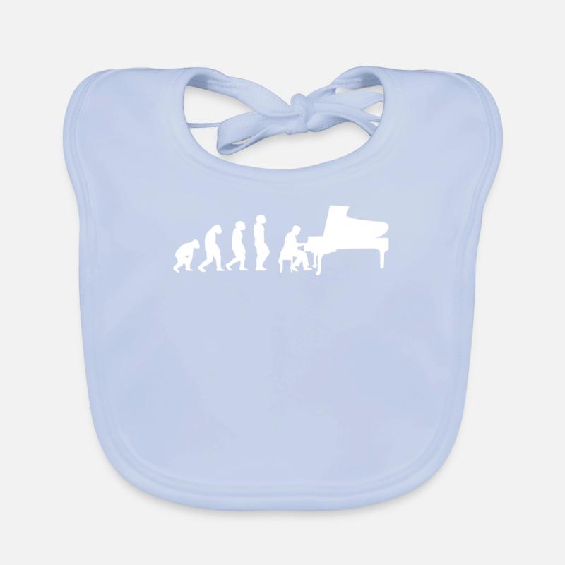 Klavier Evolution Baby Bio-Lätzchen