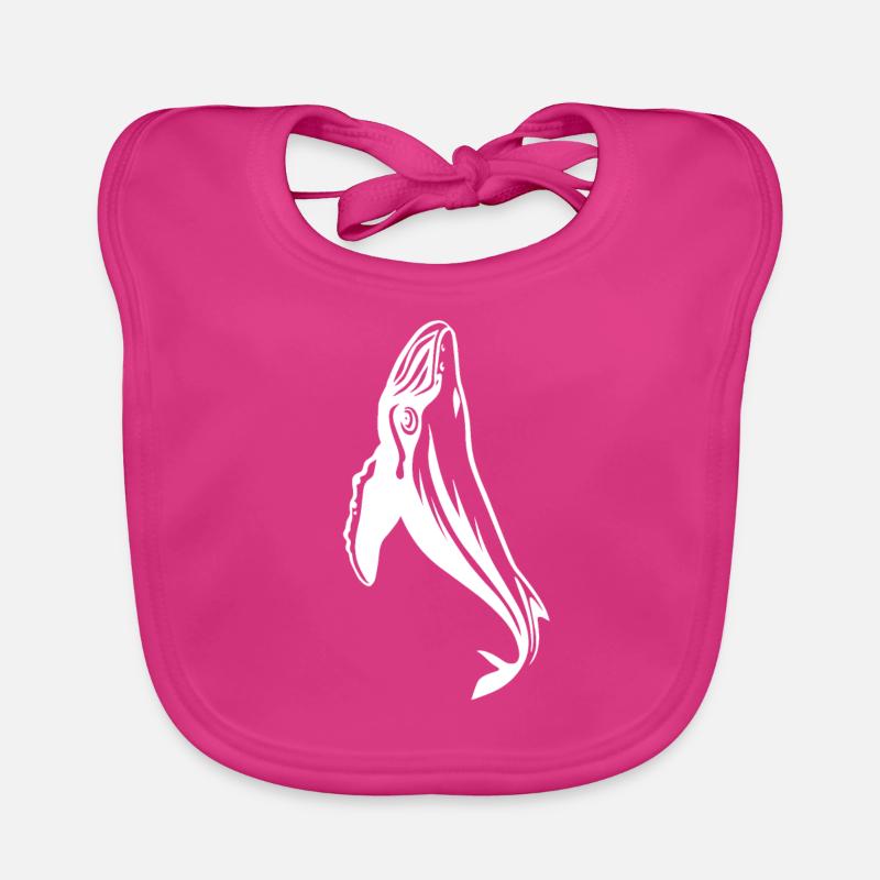 Baleine à bosse Bavoir bio Bébé
