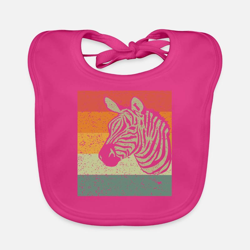 Zebra Bavoir bio Bébé