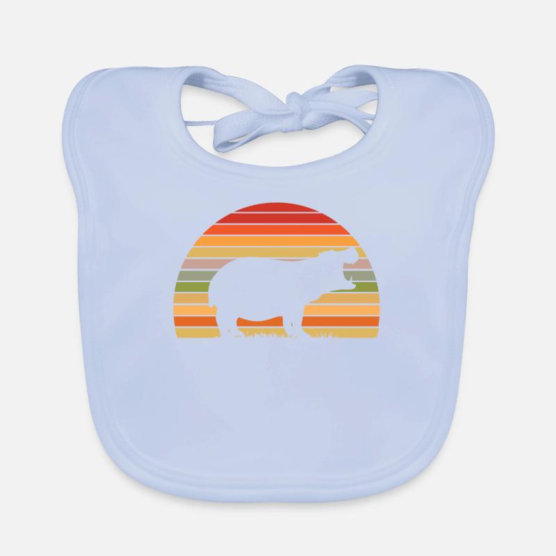 Hippo Organic Baby Bibs