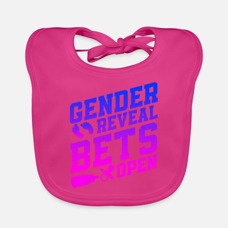 Gender Reveal Bets Open Baby Bio-Lätzchen
