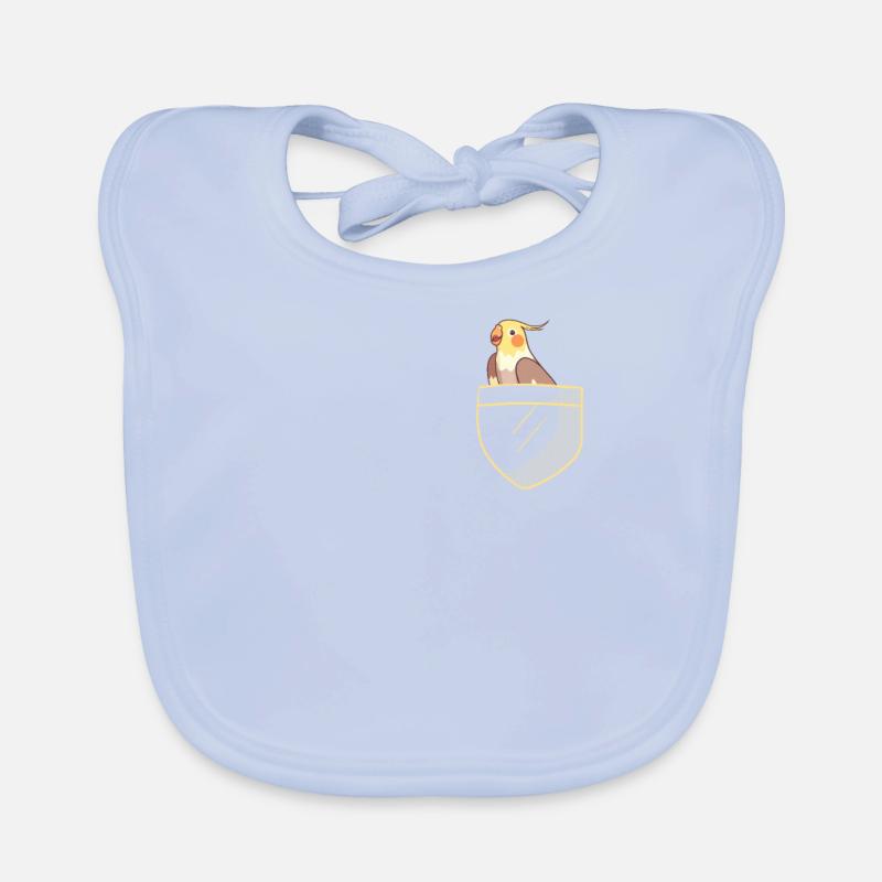Papagei Brusttasche Baby Bio-Lätzchen