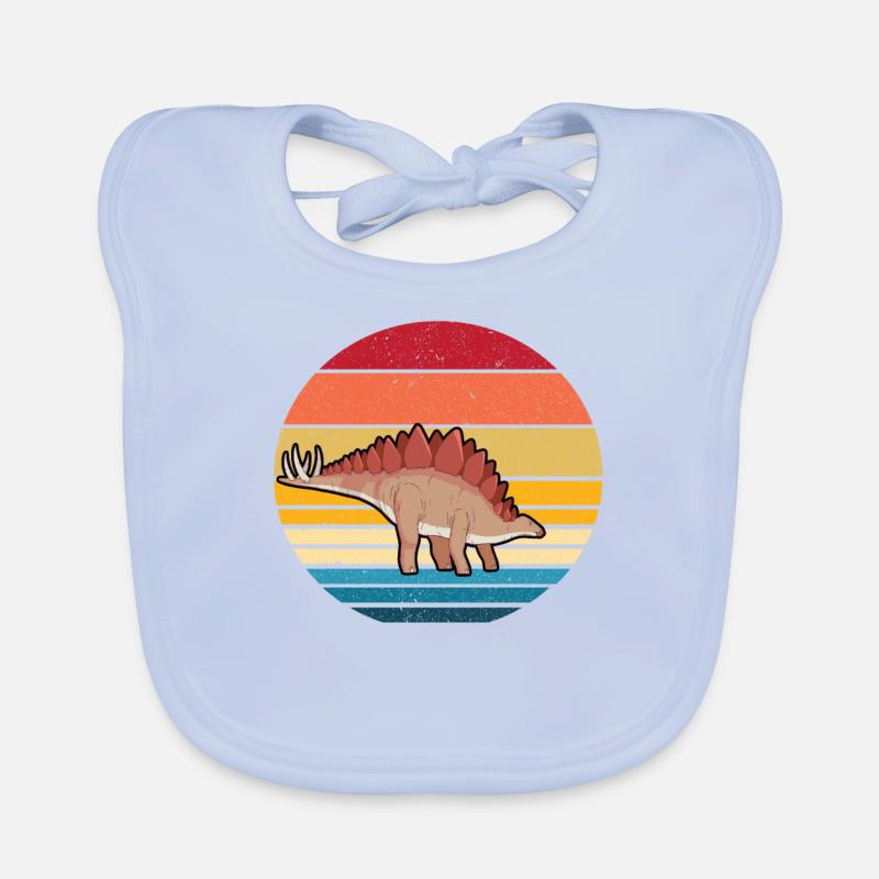 Stegosaurus Baby Bio-Lätzchen
