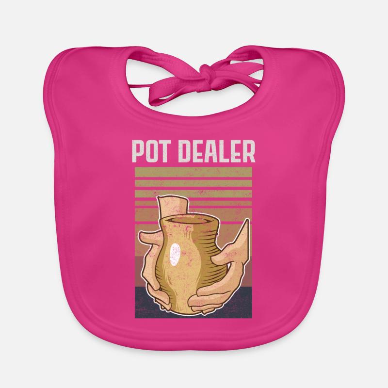 Potters potters clay Organic Baby Bibs