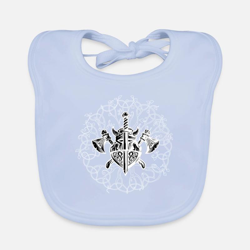 Celtic Irland Wikinger Keltisch Knoten Muster Baum Baby Bio-Lätzchen