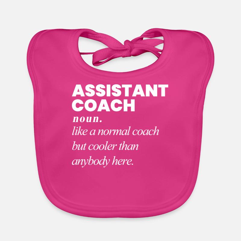 Assistenztrainer Coach Assistant Trainer Baby Bio-Lätzchen
