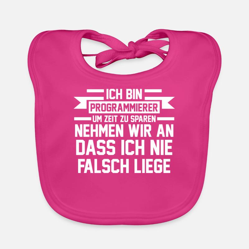 Programmierer Programmierung Informatiker Baby Bio-Lätzchen