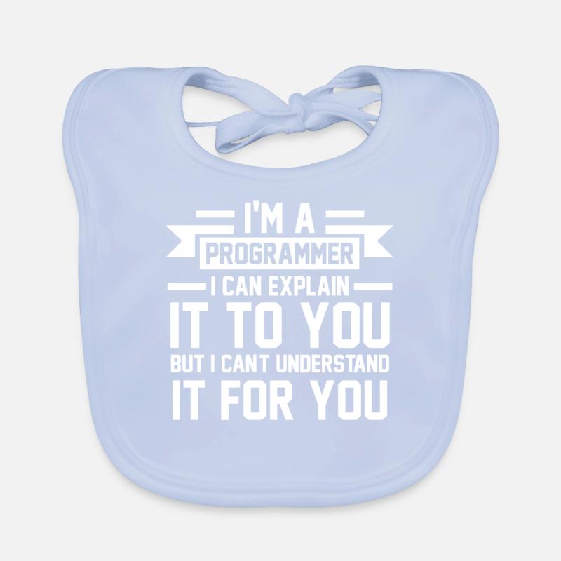 Programmer Programmer Programming Geschenk Baby Bio-Lätzchen