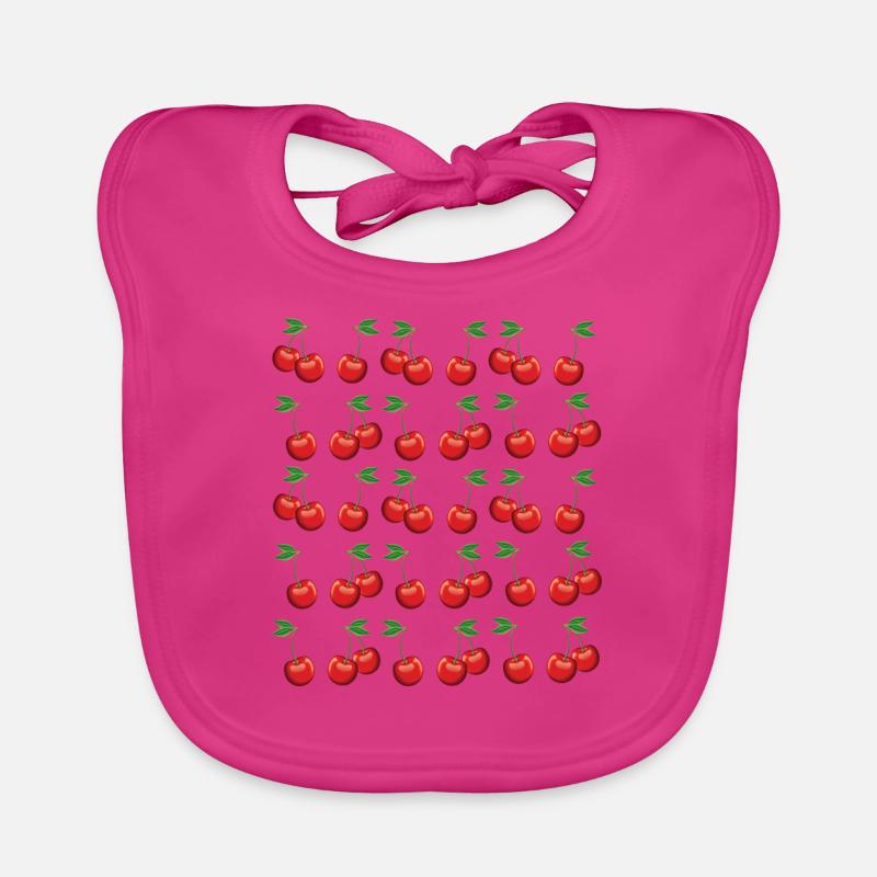 Cerises Bavoir bio Bébé