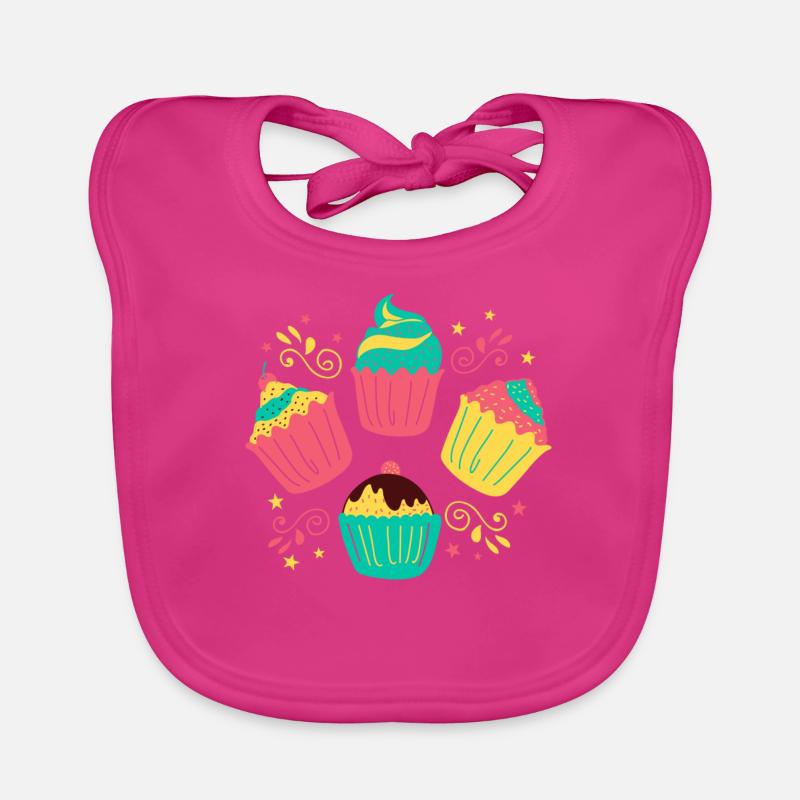 Cupcakes Bavoir bio Bébé