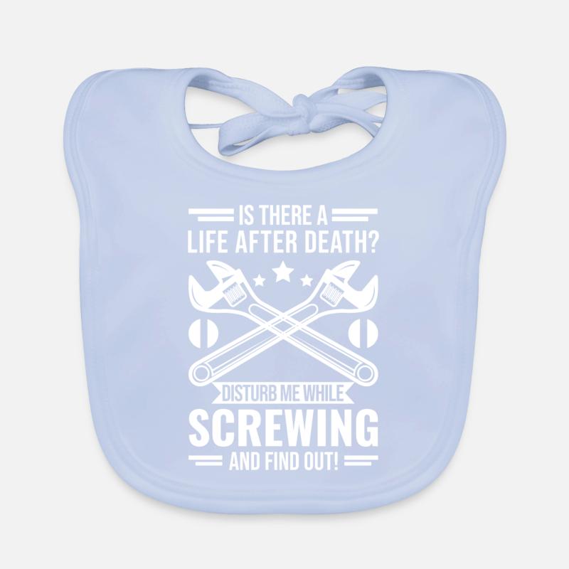 Mechanic Mechanic Car Gift Organic Baby Bibs