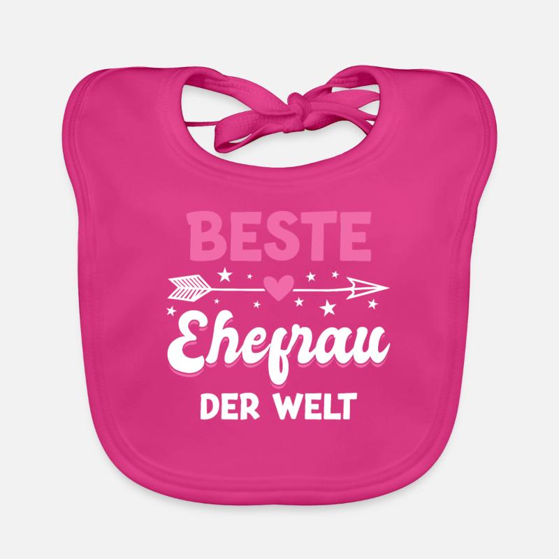 Beste Ehefrau Ehemann Ehefrau Geschenk Baby Bio-Lätzchen